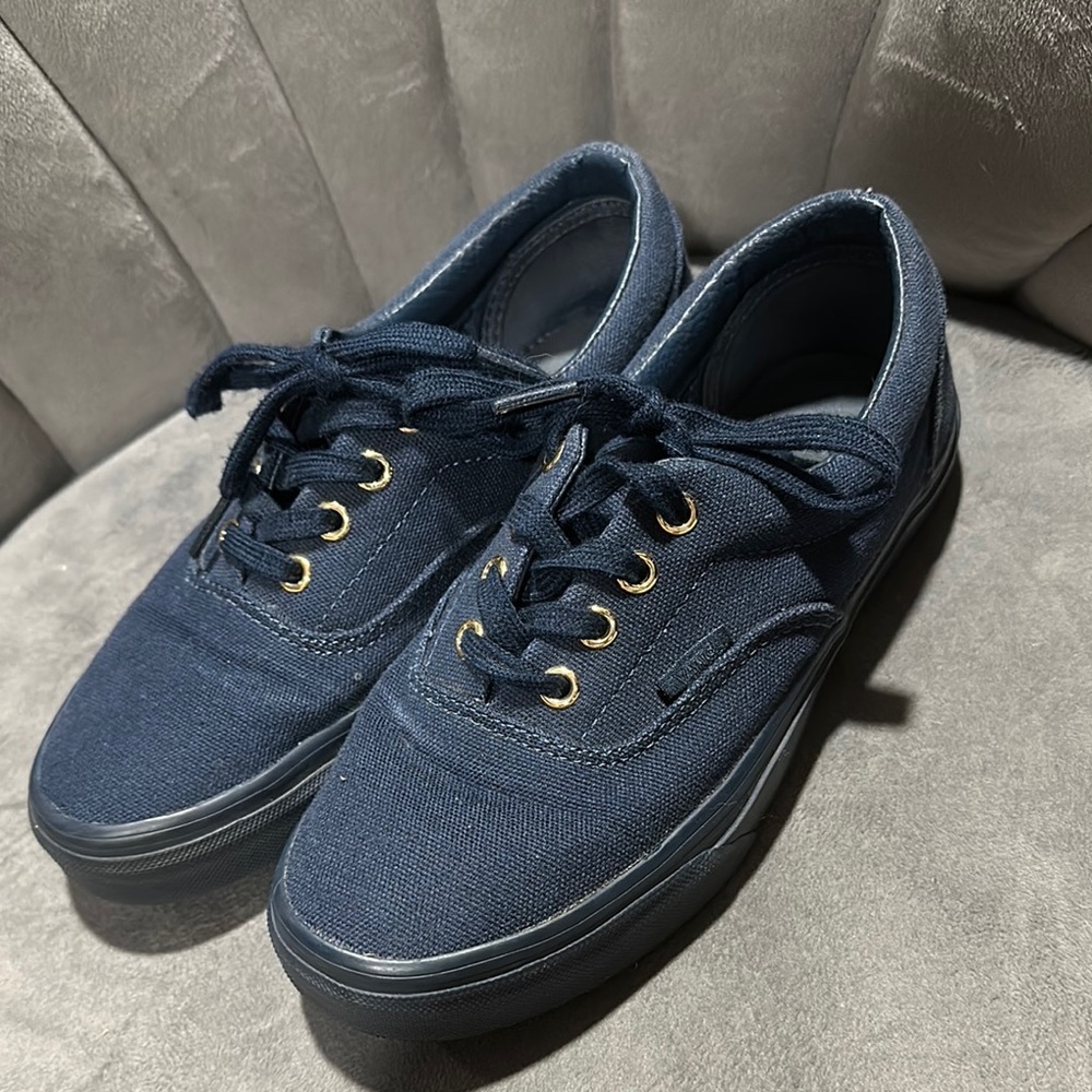 Vans Navy Canvas Sneakers